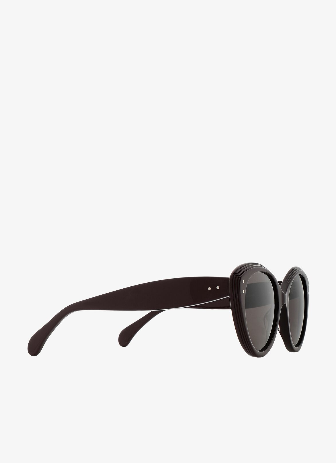 Burgundy Cat-Eye Sunglasses ALAÏA BURGUNDY-BURGUNDY-GRAY BURGUNDY CAT-EYE SUNGLASSES